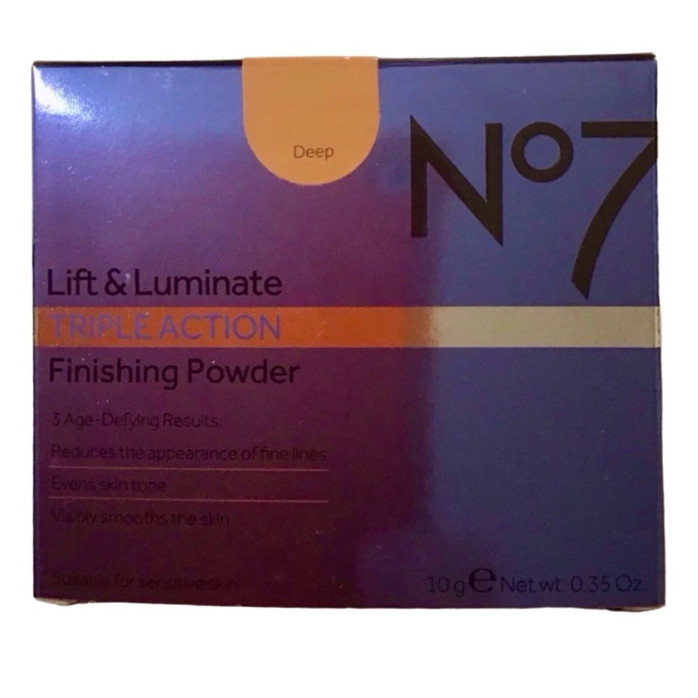 No. 7 Lift & Luminate Triple Action Finishing Powder, (Deep) (NWT) - Picture 3 of 6